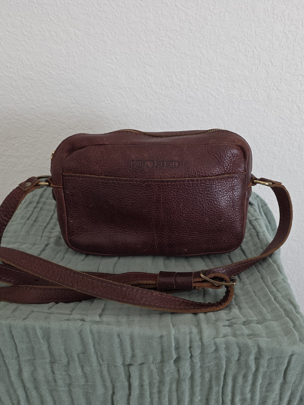 Portland Leather Camera Crossbody